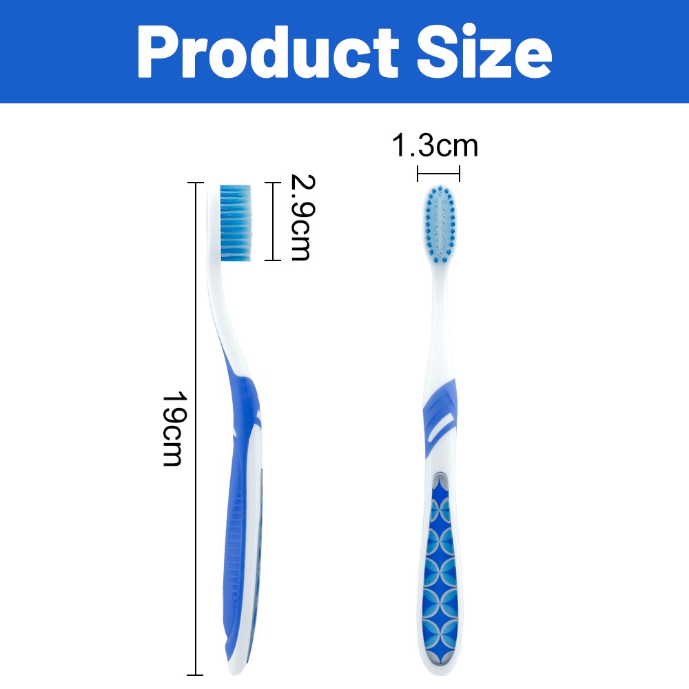 High Quality Cheap Adult Tooth Brush Set Economical Wholesale Medium Nylon Bristles Toothbrush for Home Use