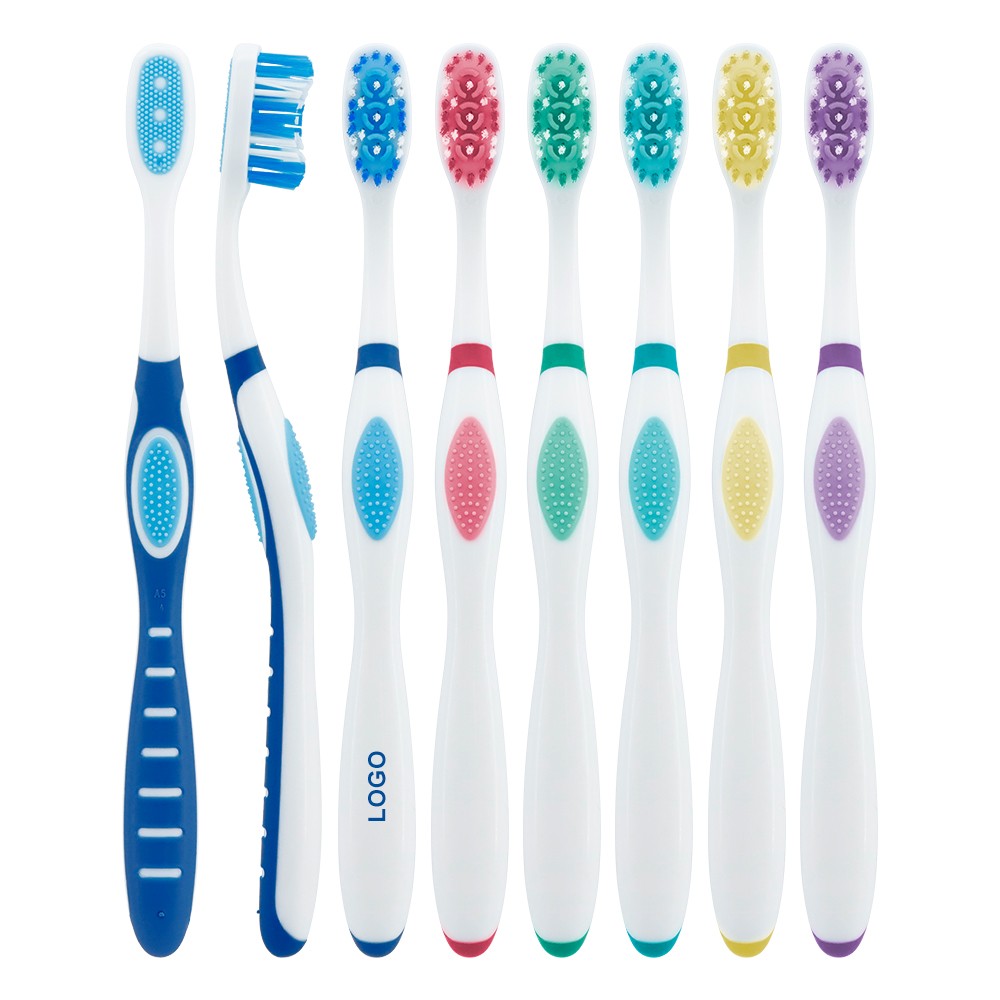 OEM Charcoal Bristles Simple Handle Personalized Customized Toothbrush