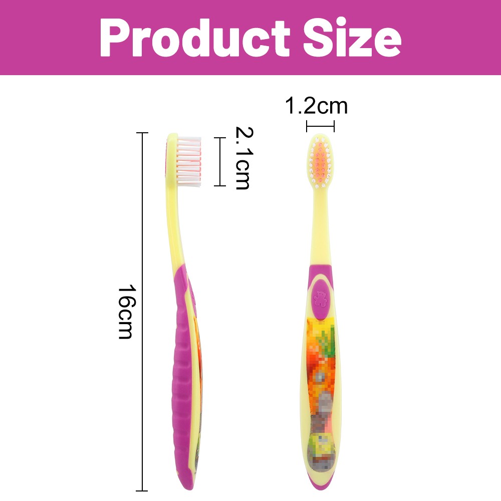 Manufacturer Customize Manual Kids Tooth Brush Soft Nylon Bristles Travel Baby Toothbrush