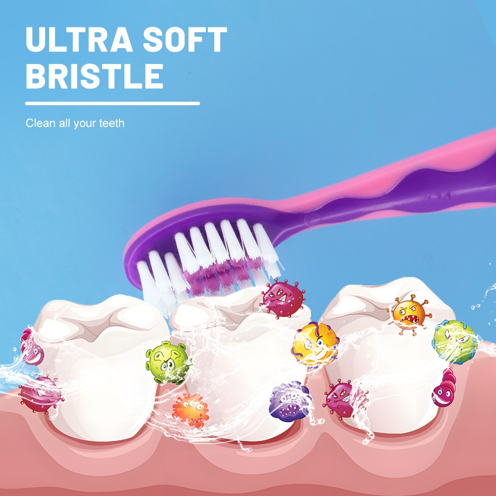High Density Tufts Extra Soft Toothbrush for Sensitive Gums Kids Toothbrush