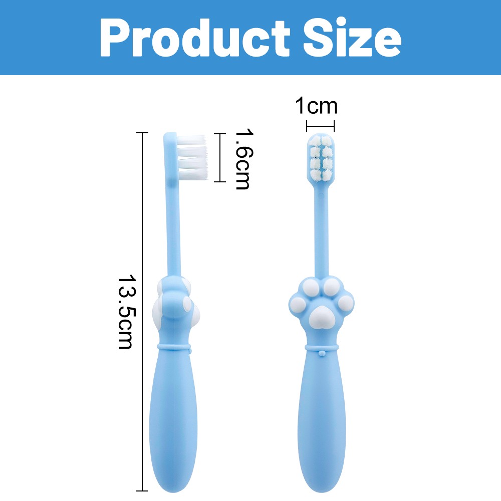 3~6 Years Old BPA Free Logo Printing Baby / Kids Toothbrush with Soft Bristles