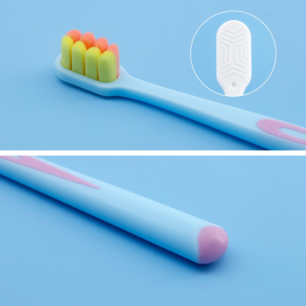 Ultra Soft Bristles Manual Adult Size Super PBT Bristle Oral Care Big Handle Adult Toothbrush with Blister Card