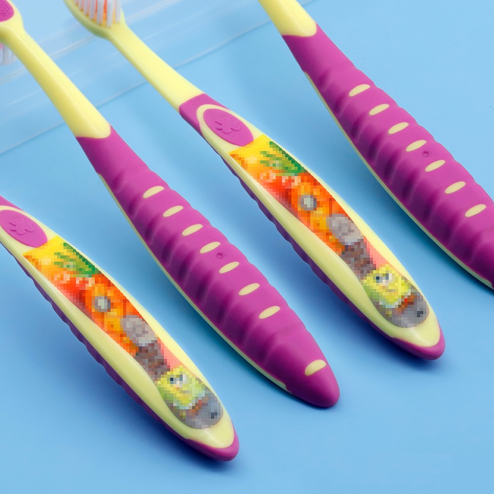 Manufacturer Customize Manual Kids Tooth Brush Soft Nylon Bristles Travel Baby Toothbrush