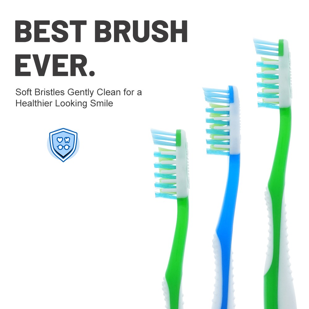Wholesale Eco-Friendly Household Items Soft Bristle Adult Toothbrush