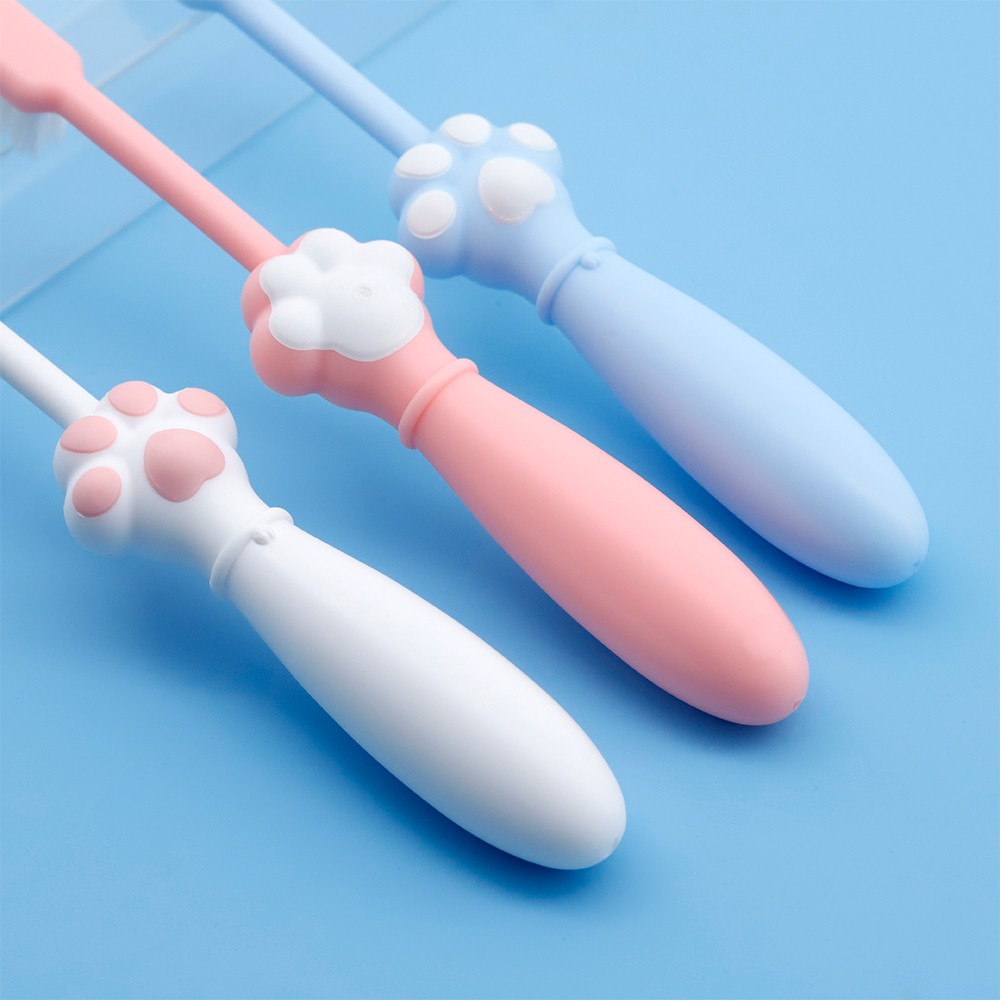 3~6 Years Old BPA Free Logo Printing Baby / Kids Toothbrush with Soft Bristles