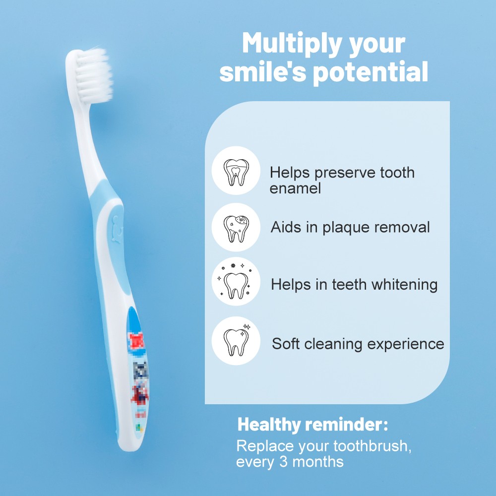 Children′s Toothbrush Personalized Plastic Manual Oral Care Children′s Kids Toothbrush