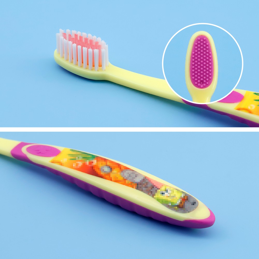 Manufacturer Customize Manual Kids Tooth Brush Soft Nylon Bristles Travel Baby Toothbrush