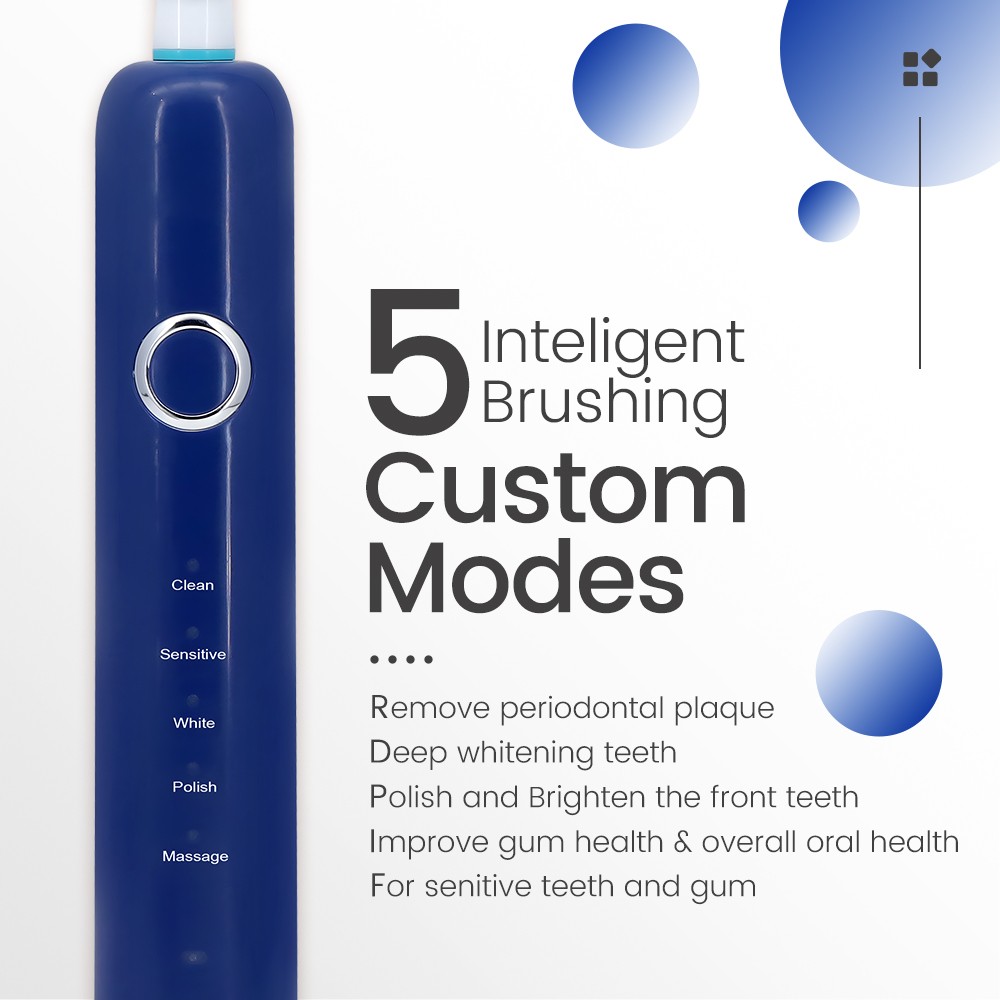 Rotating Toothbrush Oscillating Rechargeable Travel Electric Toothbrush Smart Electrical Brush Tooth