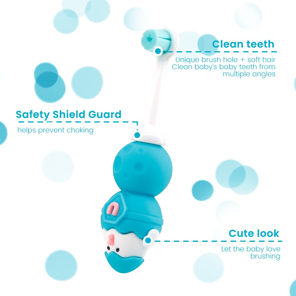 Children's Cartoon Toothbrush 3D Wrap Design Cartoon Handle Toothbrush for Children Teeth Brush for Kids