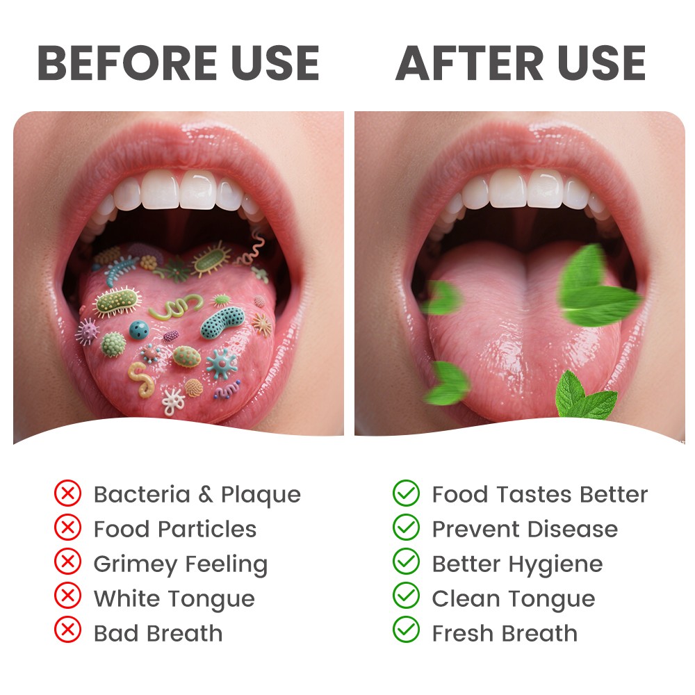 Wholesale Premium U-Shaped Stainless Steel Tongue Cleaner High Quality Copper Tongue Scraper