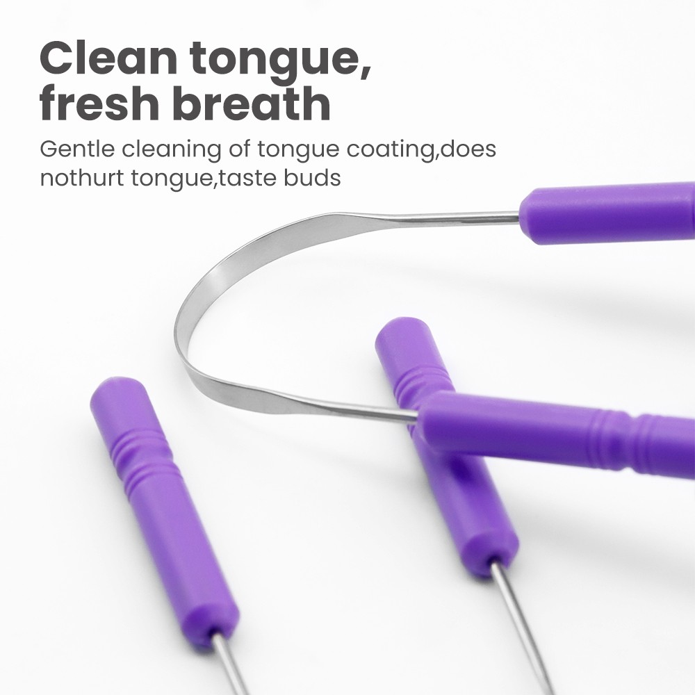 Wholesale New Design U Shaped Pure Copper Stainless Steel Tongue Scraper Cleaner