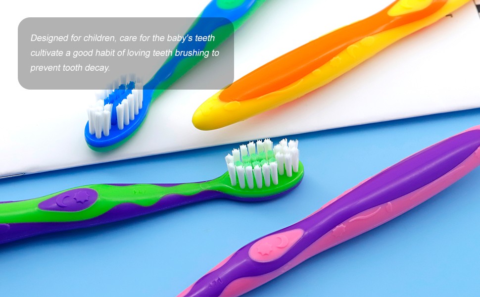 High Density Tufts Extra Soft Toothbrush for Sensitive Gums Kids Toothbrush