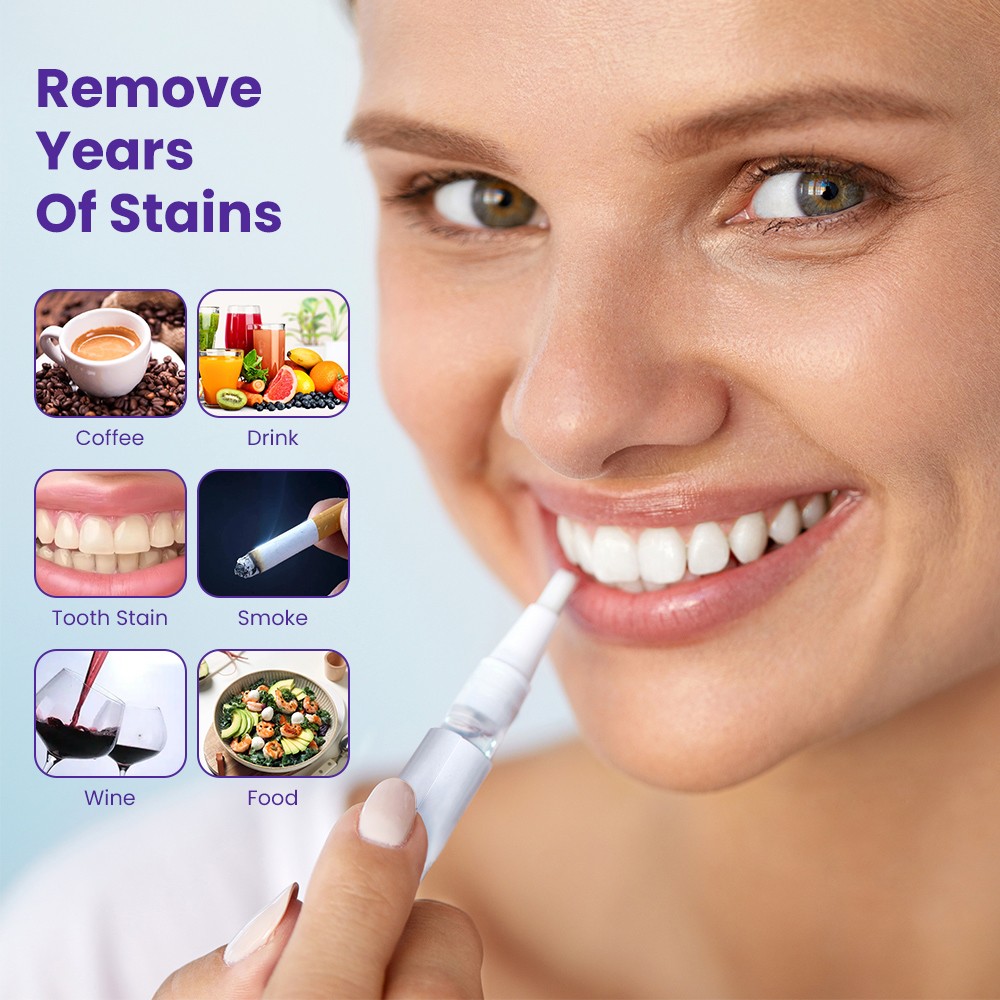 Whitening Teeth Pencil Bleaching Dental Plaque Whiten Teeth Tooth Stain Removal Pen