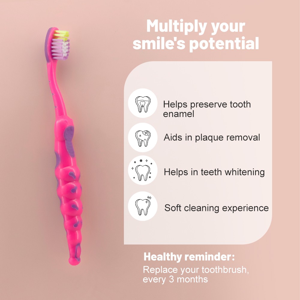 Children Tooth Brush Candy Color Super Soft Teeth Brush Wholesale Kids Brush Toothbrush