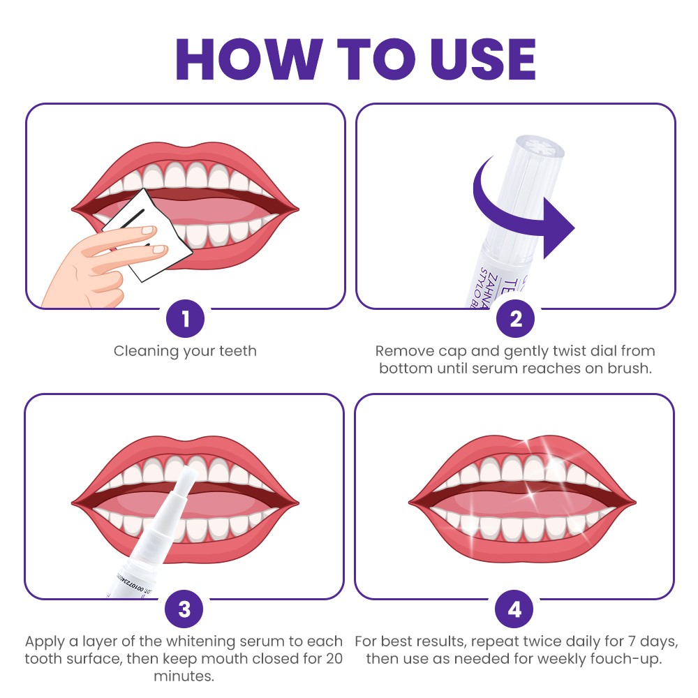 Whitening Teeth Pencil Bleaching Dental Plaque Whiten Teeth Tooth Stain Removal Pen