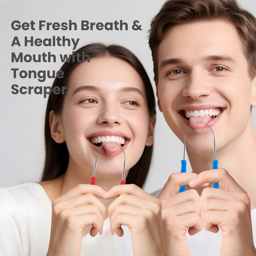 Wholesale Premium U-Shaped Stainless Steel Tongue Cleaner High Quality Copper Tongue Scraper