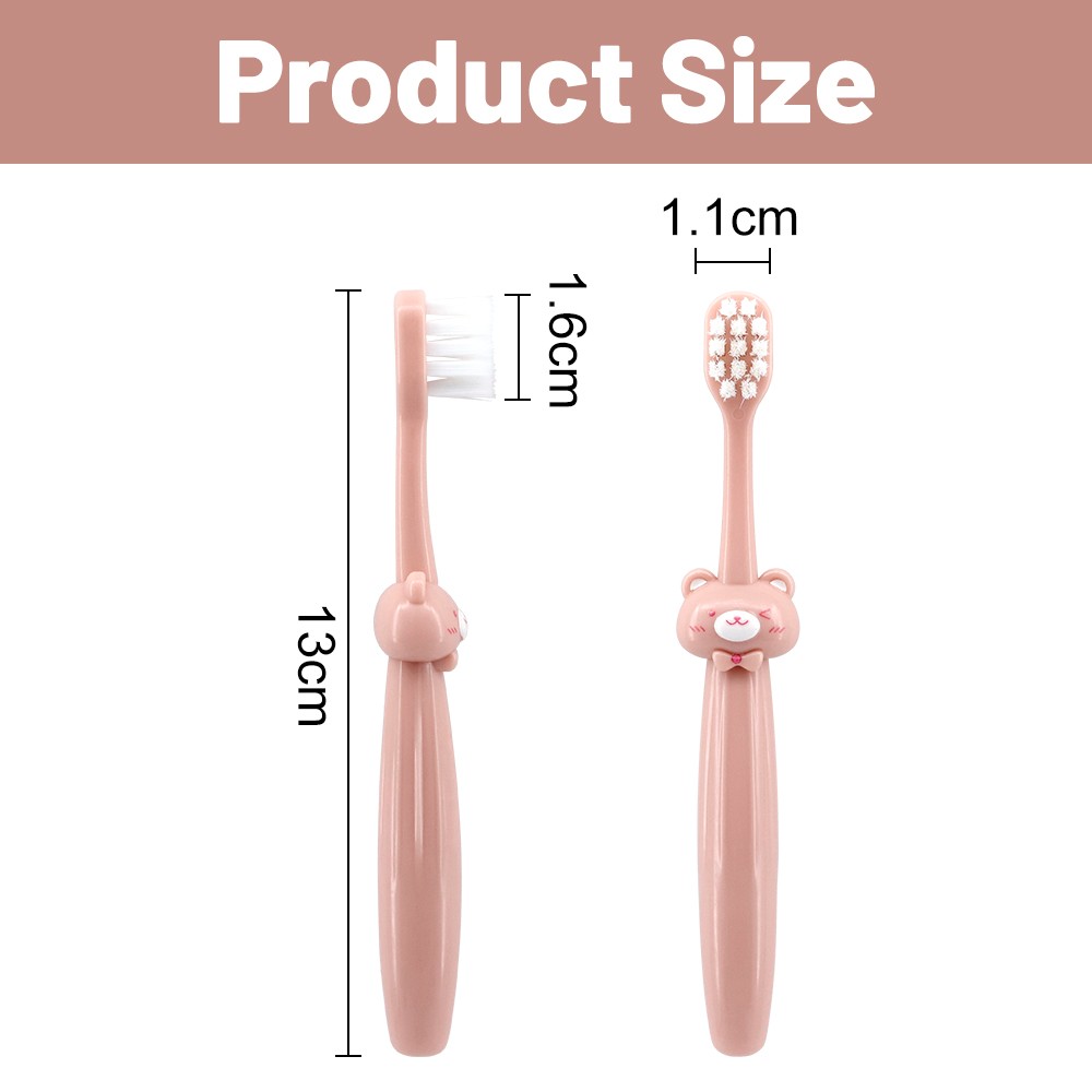 Customize Cute Handle Design Toothbrushes with Logo Soft Bristle Manual Toothbrush for Kid