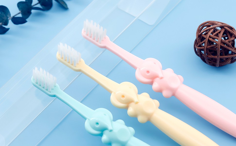 High Quality Soft Kids Toothbrush Customized Color Baby Manual Toothbrush
