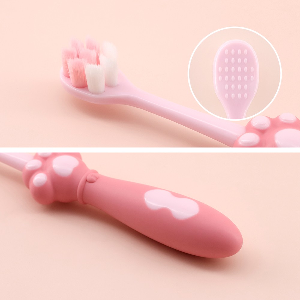 Factory Wholesale Kids Customized Cartoon Design Super Soft Bristle Child Toothbrush