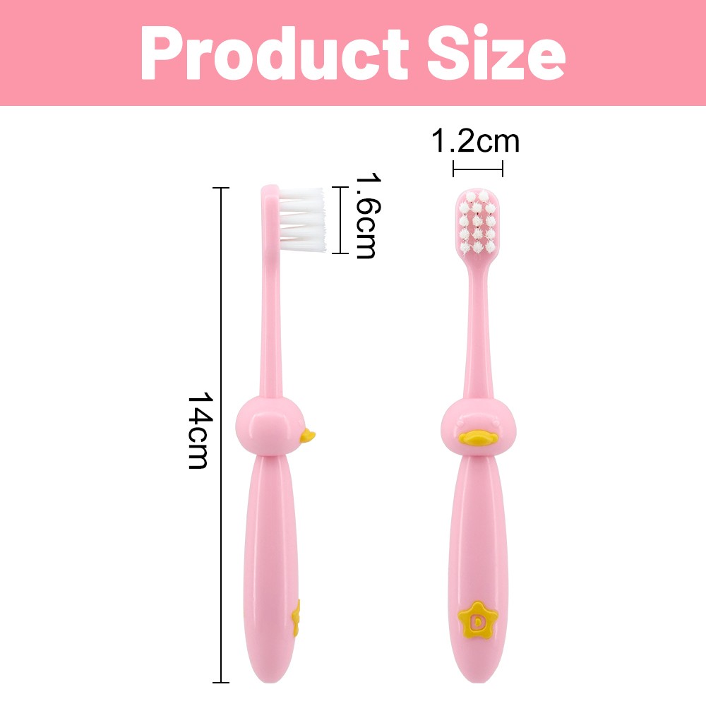 High Quality Cartoon Toothbrush for Kids Soft Baby Brush with Cute Duckbills Pattern for Gum Care OEM
