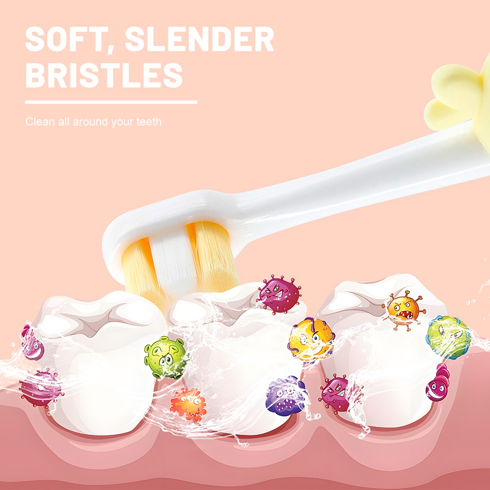 Wholesale Children′s New Cartoon Rabbit Toothbrush OEM/ODM Baby Toothbrush for 2-6 Year Old