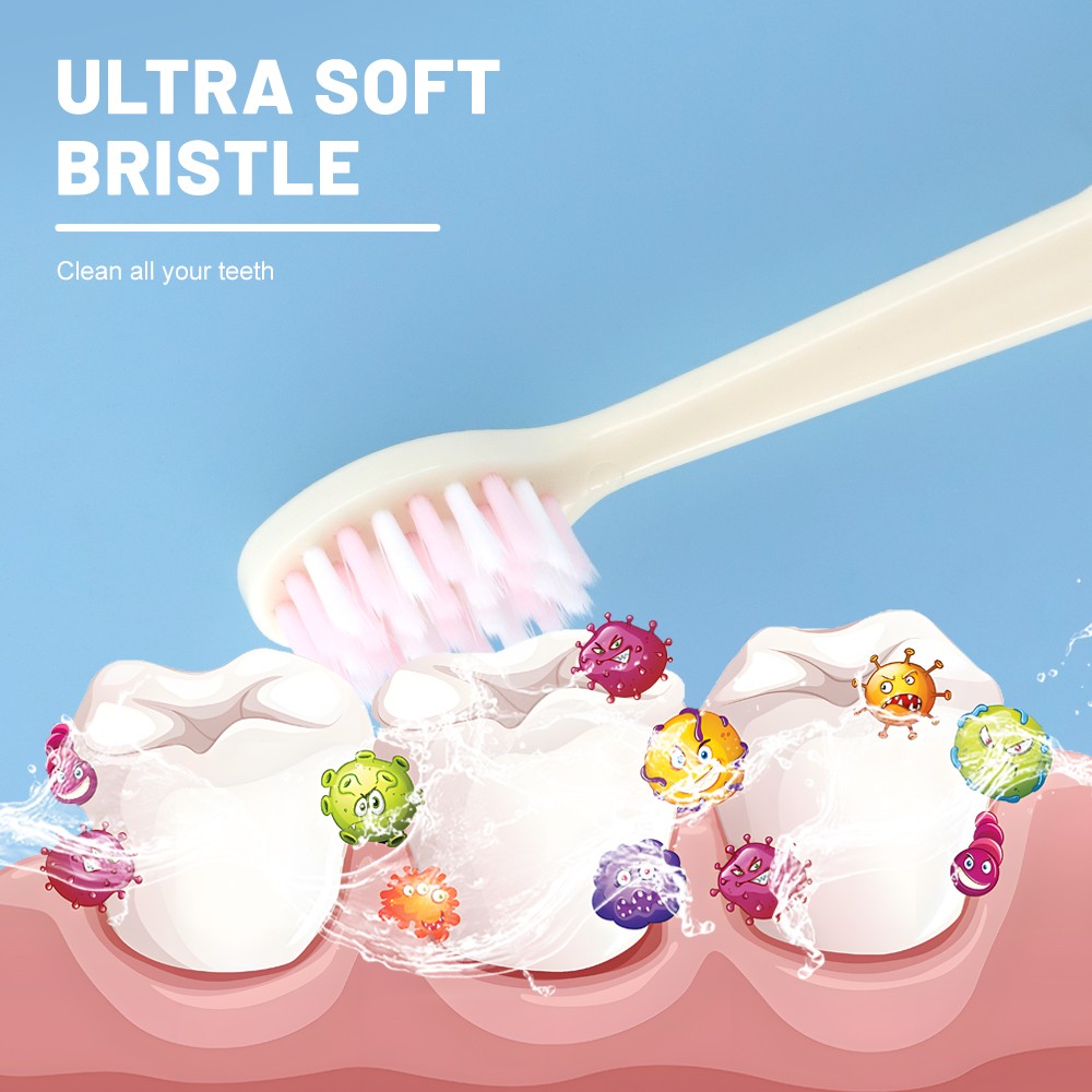 OEM Customizable Kids Tooth Brush Colorful Candy Design with Soft Bristle Cheap Children Toothbrush