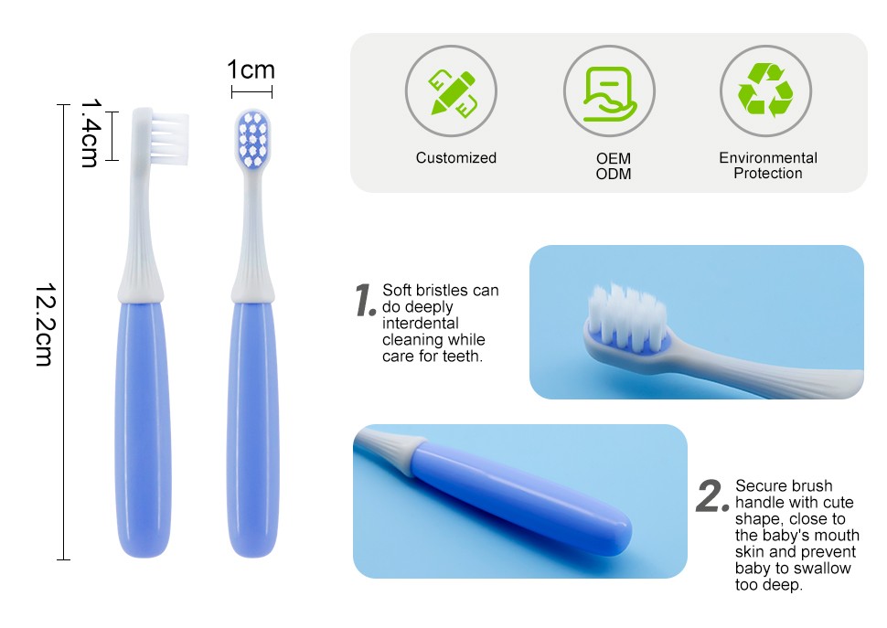 Kids Extra Soft Toothbrush for Baby Using 2-6 Years OEM/ODM Oral Cleaning Children Toothbrush