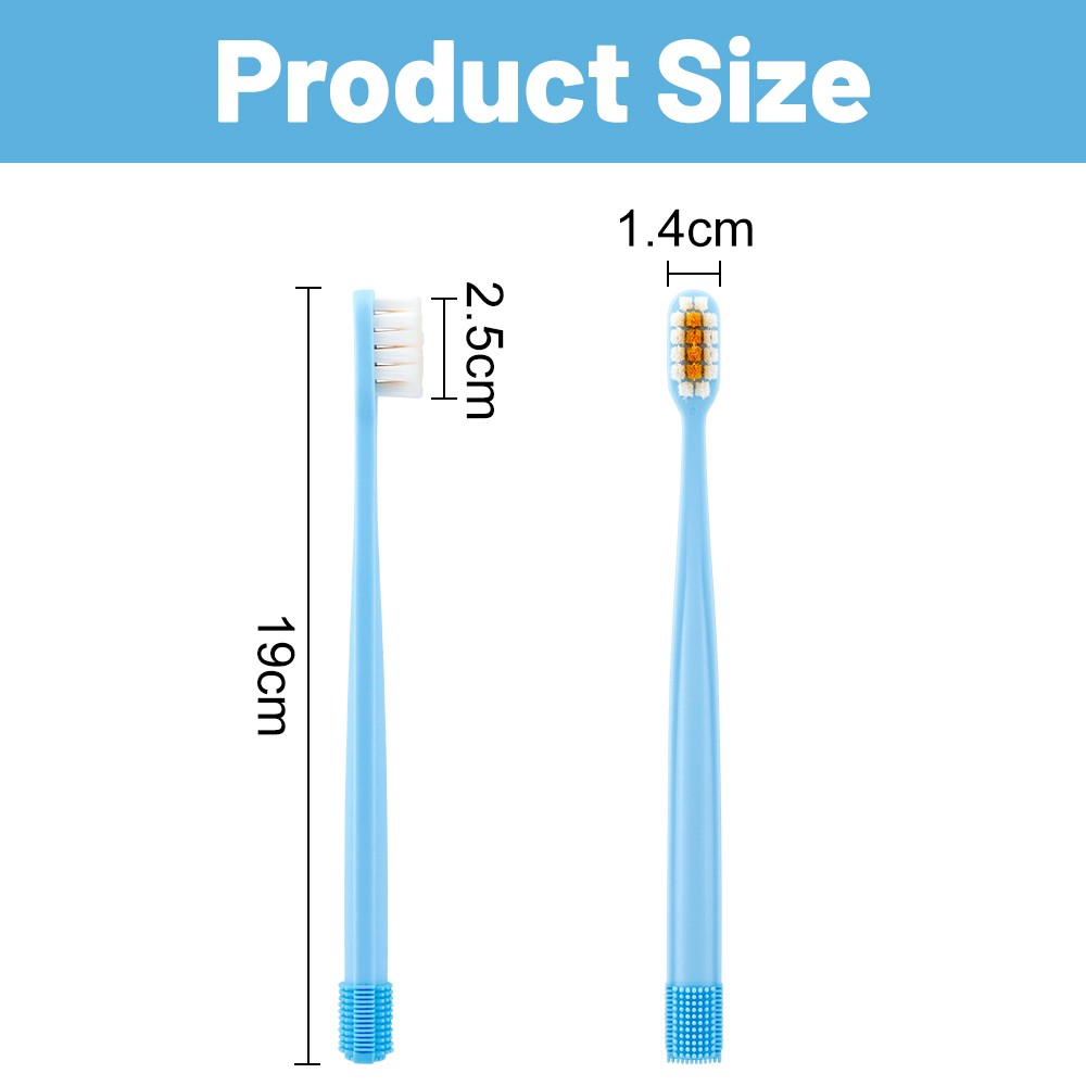 High Quality Pretty Adult Manual Tooth Brushes Soft Medium Nylon Bristles Toothbrush with Tongue Cleaner