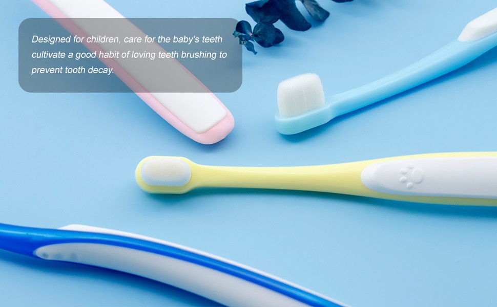Wholesale 10000 Bristle Nano Kids Toothbrush Home Use Manual Toothbrush Ultra Soft Children Toothbrush