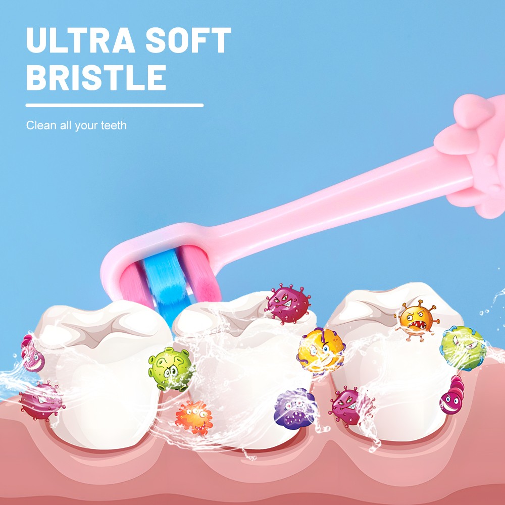 Top Quality China Kids Tooth Brush Supplier Wholesale Children Oral Hygiene Eco Cartoon Rabbit Toothbrush