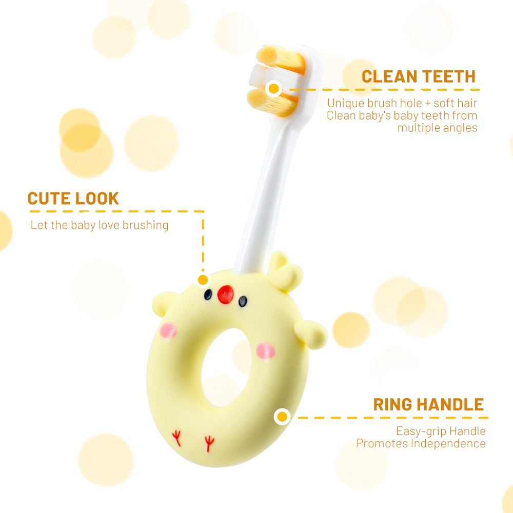 Wholesale Children′s New Cartoon Rabbit Toothbrush OEM/ODM Baby Toothbrush for 2-6 Year Old