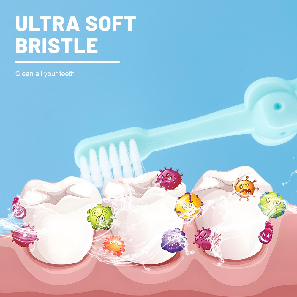 High Quality Soft Kids Toothbrush Customized Color Baby Manual Toothbrush