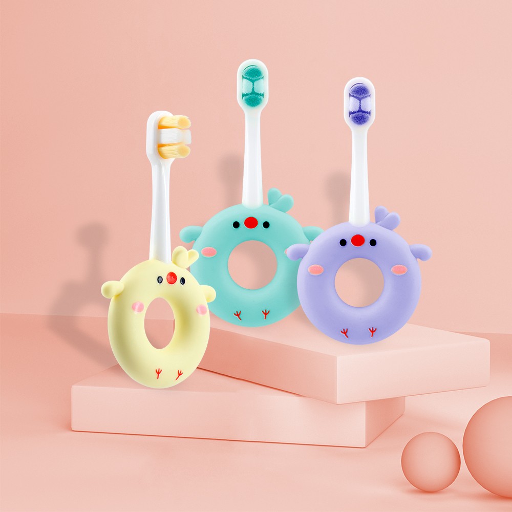 Wholesale Children′s New Cartoon Rabbit Toothbrush OEM/ODM Baby Toothbrush for 2-6 Year Old