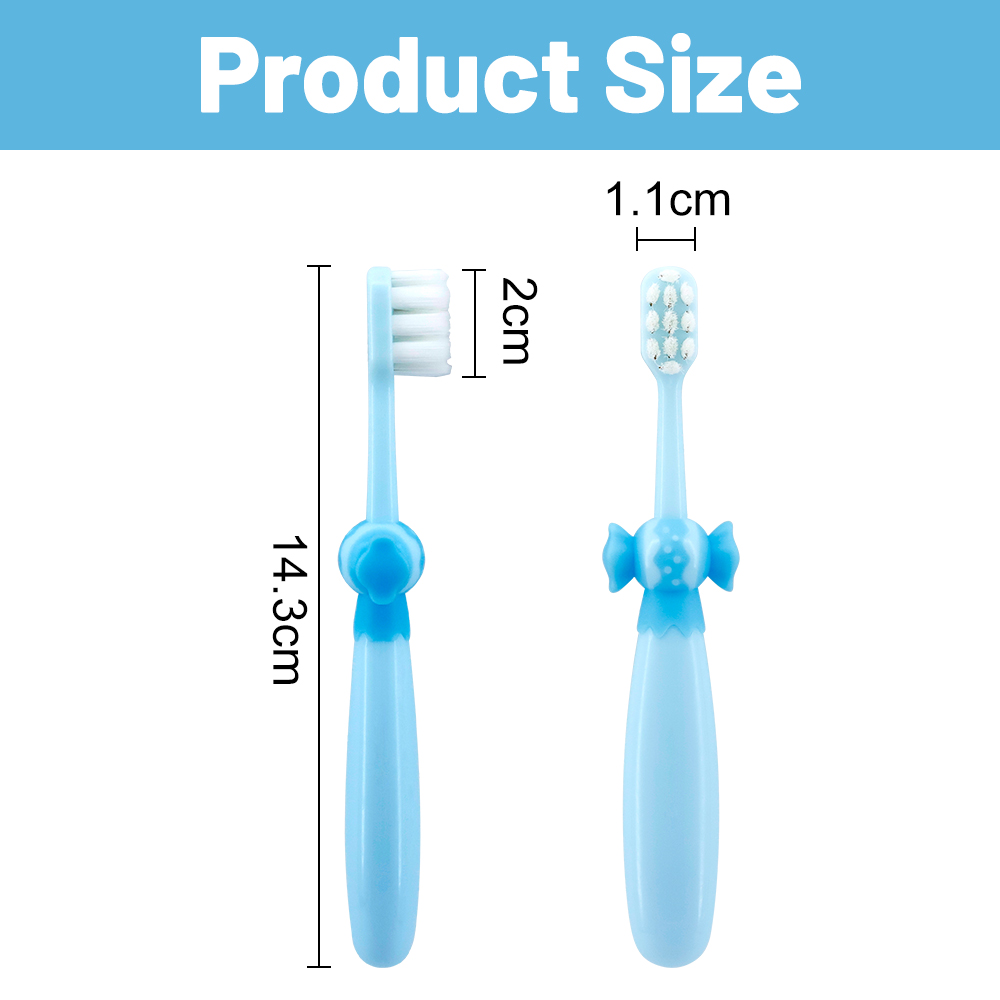 Wholesale Bulk Custom Label ODM Soft Bristle Plastic Kid Toothbrush With 3DCandy Shape