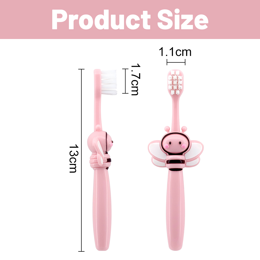 Small Bee Gummed Soft-bristled Toothbrush