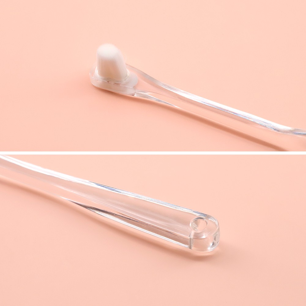 Modern Design Manual Toothbrush with Comfortable Soft Bristles and Transparent Handle for Home Use