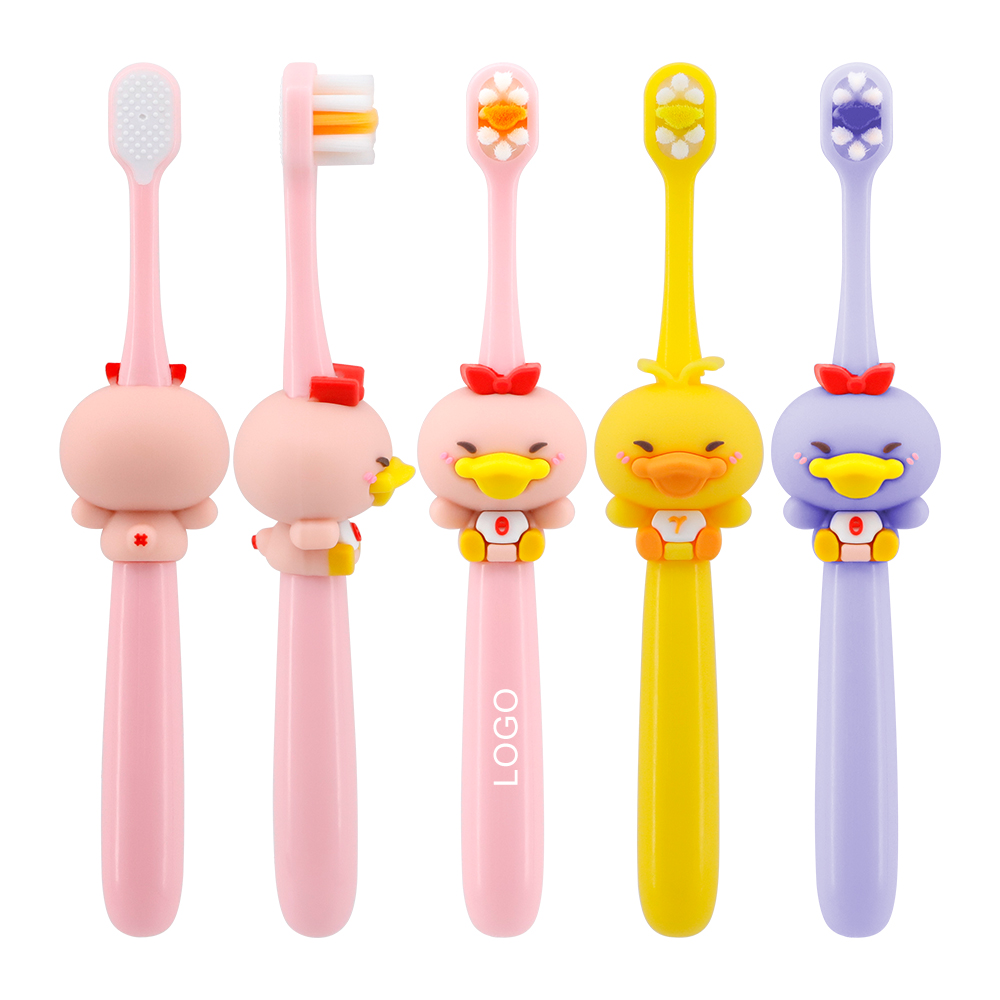 Wholesale 3D Cartoon Soft Toothbrush With Single Pack For Baby / Children's Home Using
