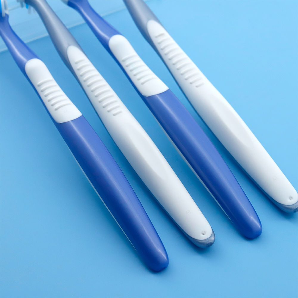Wholesale Adult Hard Bristles Plastic Manual Adult Toothbrush With Private Logo