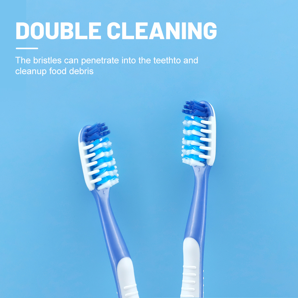 Wholesale Adult Hard Bristles Plastic Manual Adult Toothbrush With Private Logo