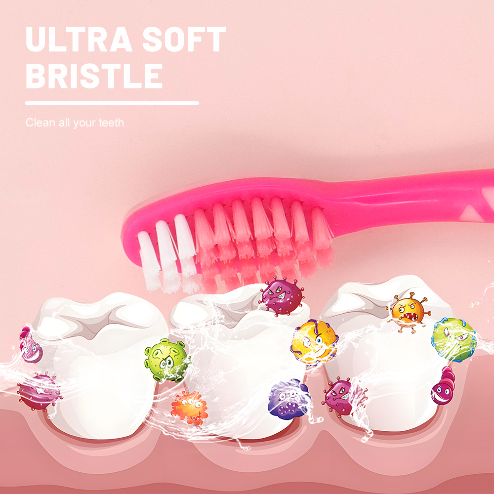 Children's Manual Cartoon Printing Soft Bristles Toothbrush