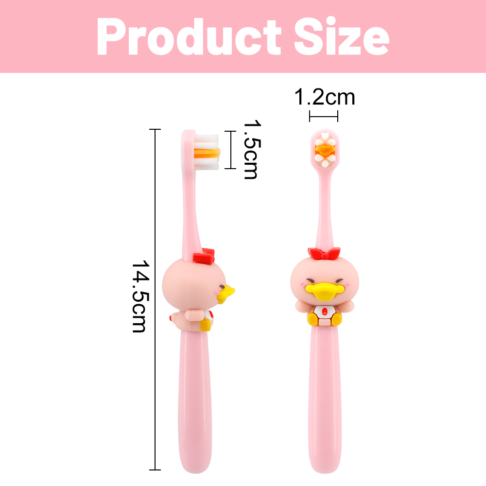Wholesale 3D Cartoon Soft Toothbrush With Single Pack For Baby / Children's Home Using