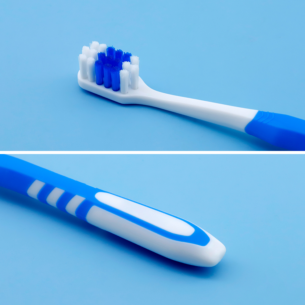 High-Efficiency Adult Toothbrush for Home Use With Soft PBT Bristles Nylon