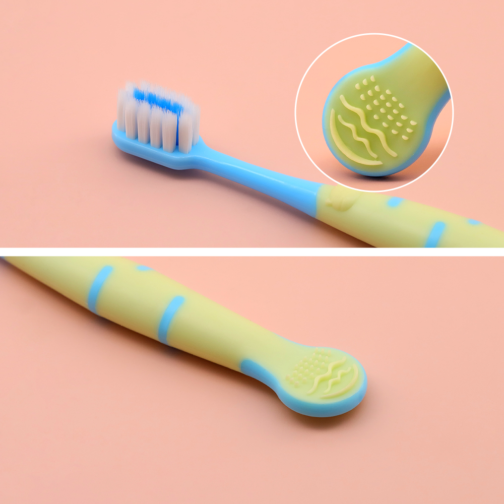 Wholesale Cartoon Plastic Soft Bristles Children Toothbrush With Non-slip Brush Handle
