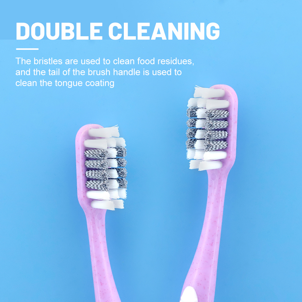 Oral Hygiene for Sensitive Gum Adult Toothbrush for Home Use with PP Handle