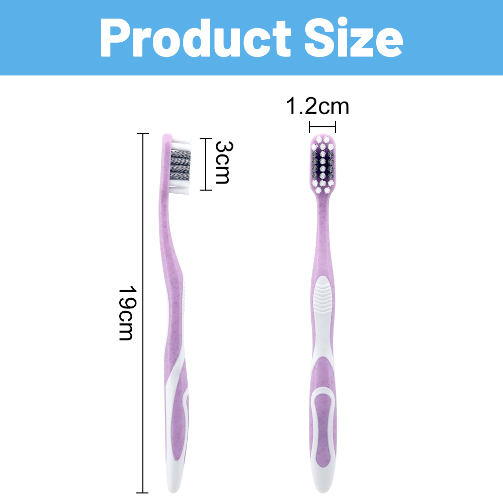 Oral Hygiene for Sensitive Gum Adult Toothbrush for Home Use with PP Handle