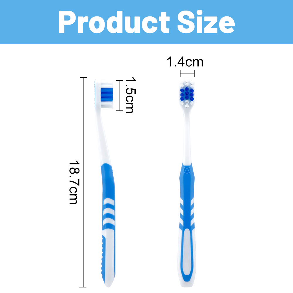 High-Efficiency Adult Toothbrush for Home Use With Soft PBT Bristles Nylon