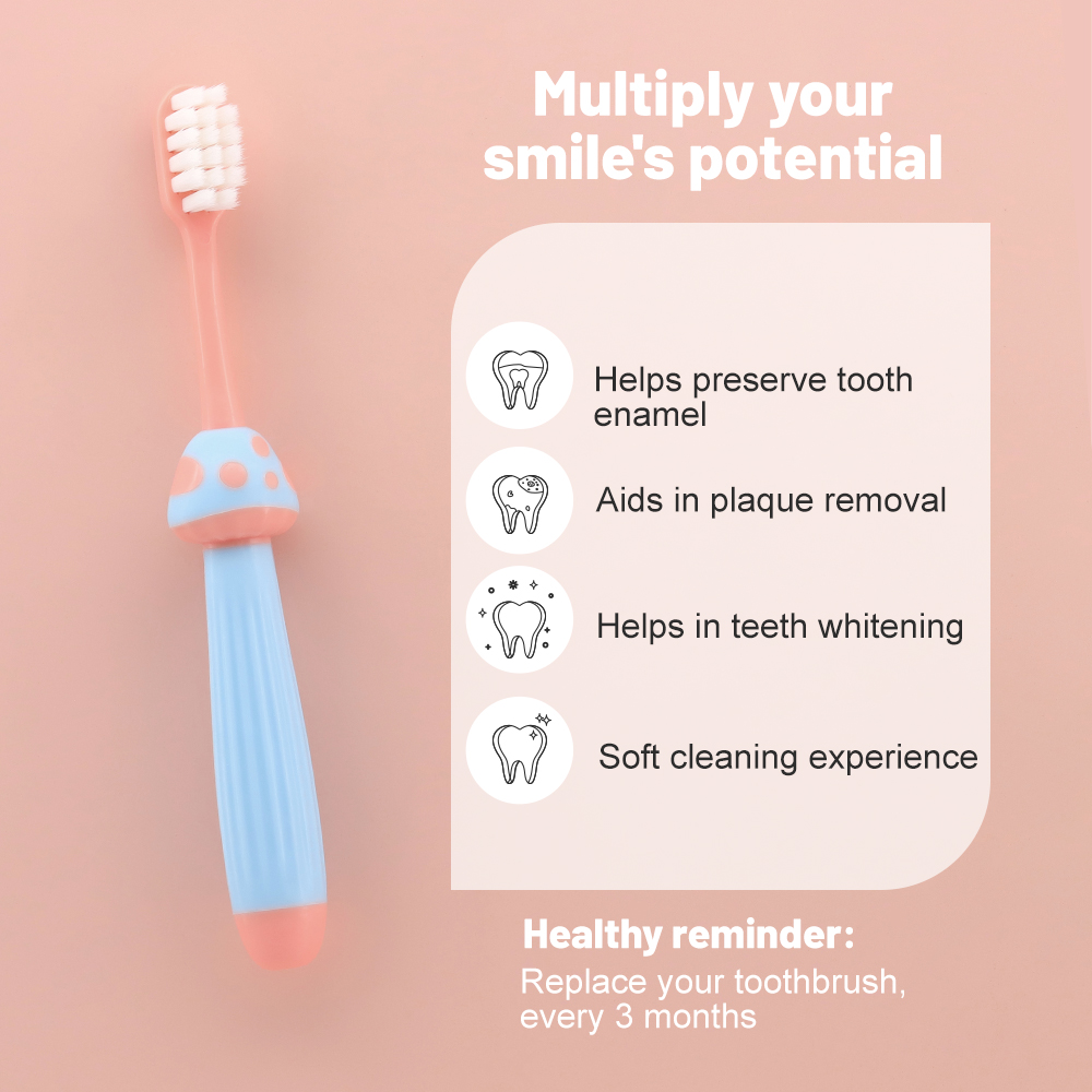 Good Quality Soft Nylon Bristles Manual Toothbrush for Kids / Children's Dental Whitening