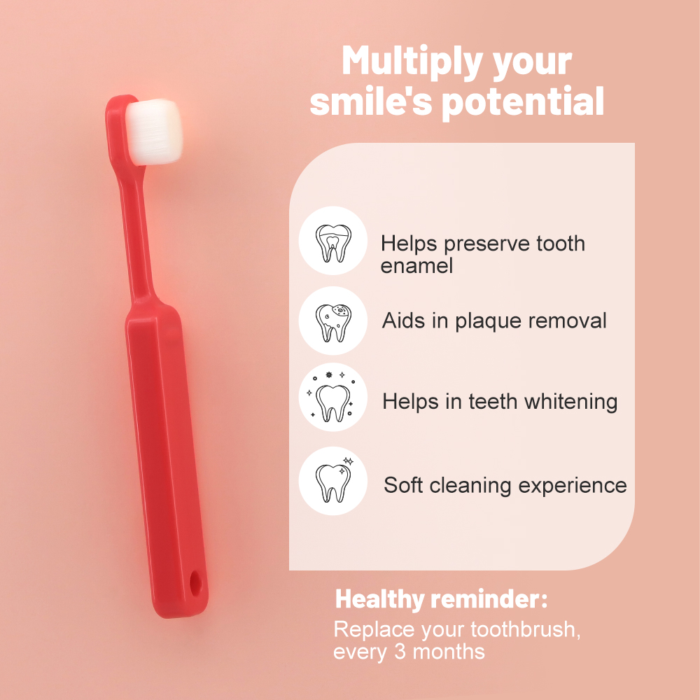 Oral Care High Quality Cartoon Fashion Small Soft Nano Kids Toothbrush for Home Use
