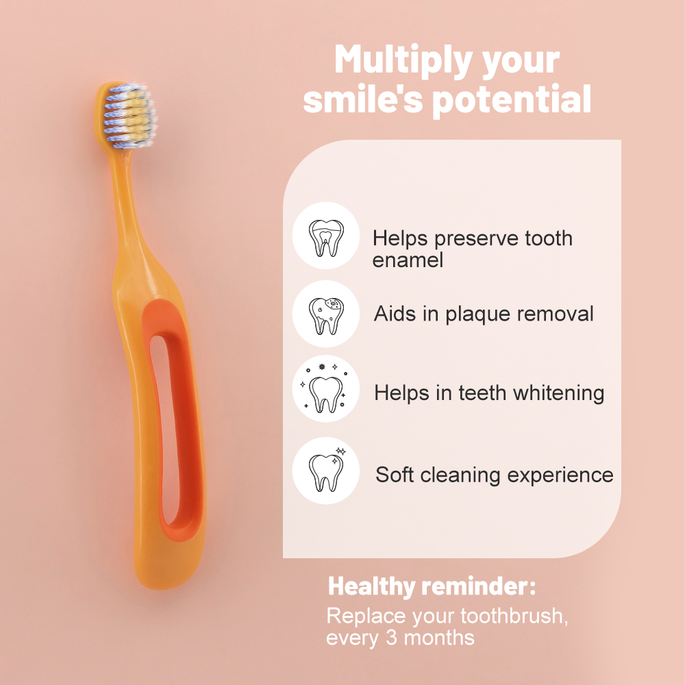 3-6 Years Children's Soft Nylon Bristles Plastic Toothbrush Milk Teeth Replacement Baby Kids Boys Girls Oral Care Home