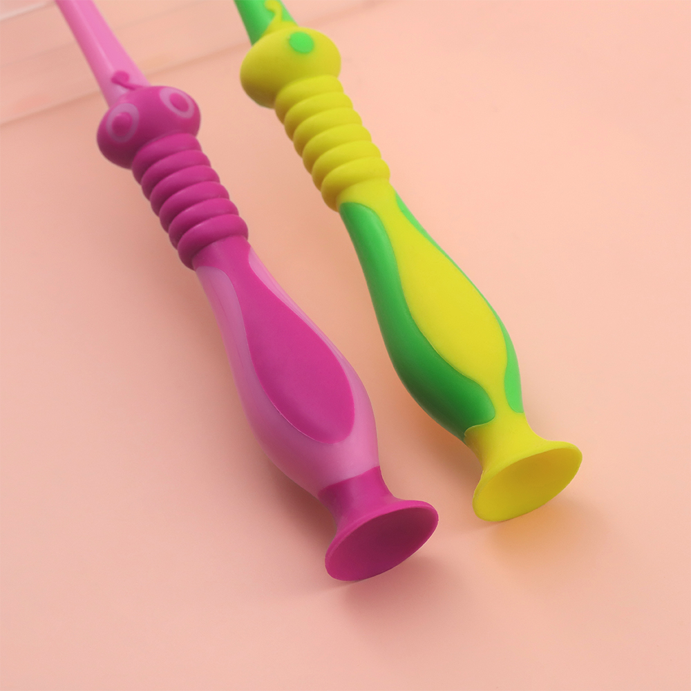 Cartoon Ant Kids Toothbrush for Baby for Kids Super Soft End-rounded Nylon Bristles OEM Acceptable